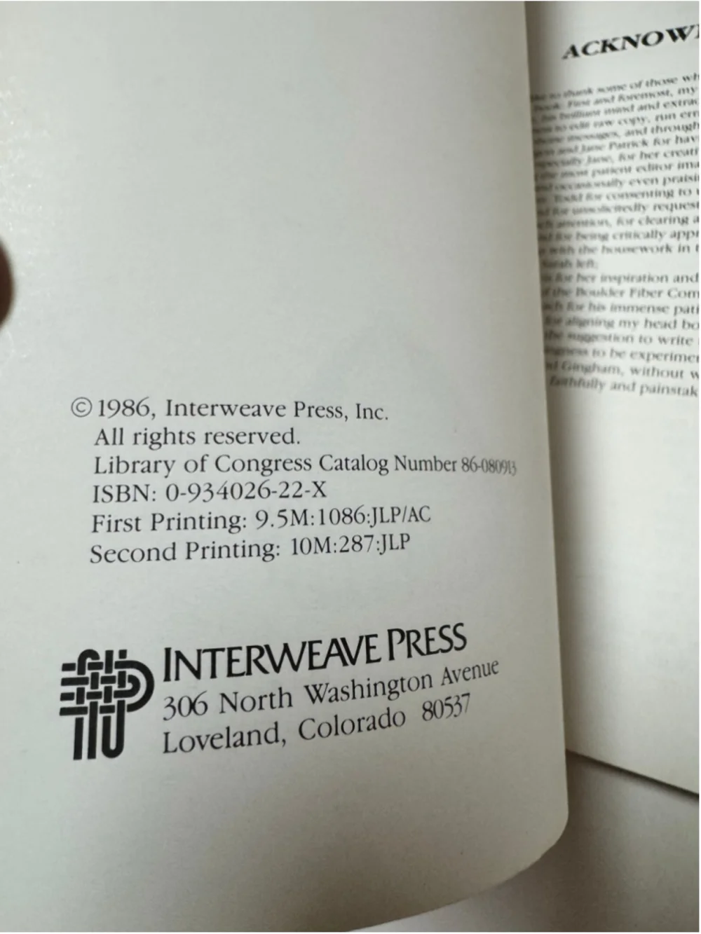 Interweave Press Splint Woven Basketry Paperback Book 1986